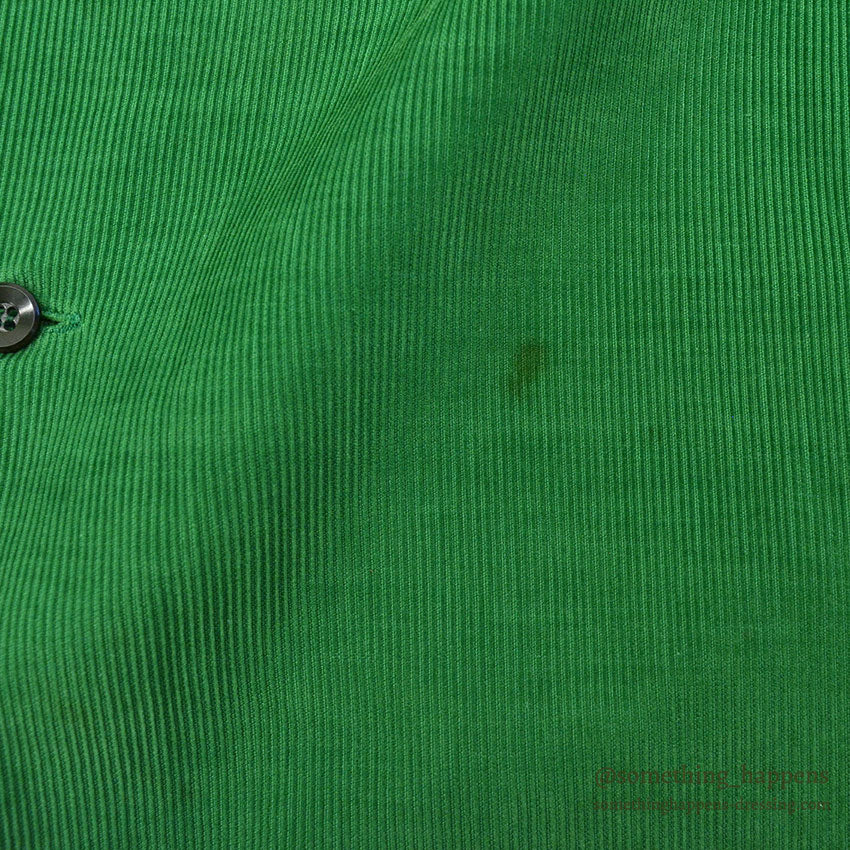 1950's UNKNOWN GREEN CORDUROY SHIRT...