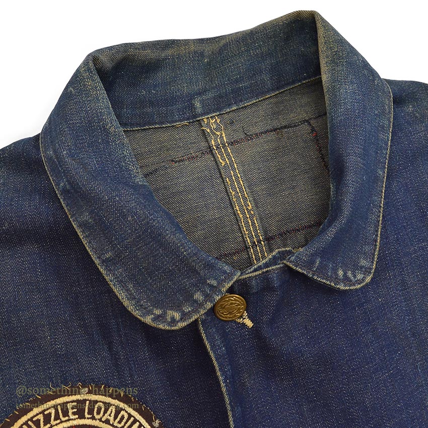 1950's LOTS OF PATCHES DENIM COVERALL...