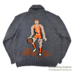 1960's BASKETBALL COWICHAN SWEATER...