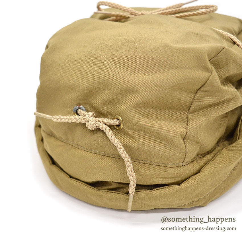 1980's EDDIE BAUER EAR FLAP DOWN CAP / TAN...XL