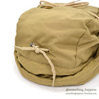 1980's EDDIE BAUER EAR FLAP DOWN CAP / TAN...XL