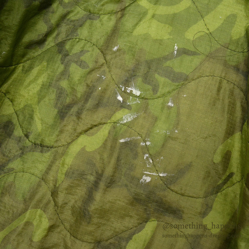 1960's USARMY ERDL JUNGLE FATIGUE VEST PONCHO LINER / VIETNAM THEATER MADE...