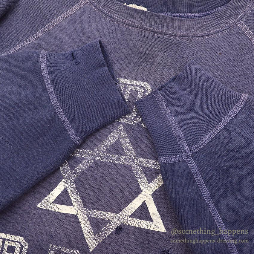 1960's CHAMPION NAVY FADED SWEAT SHIRT ... Fits XL