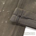 1940's CAN'T BUST'EM WW2 BLACK FRISCO PANTS / CROPPED ... W32