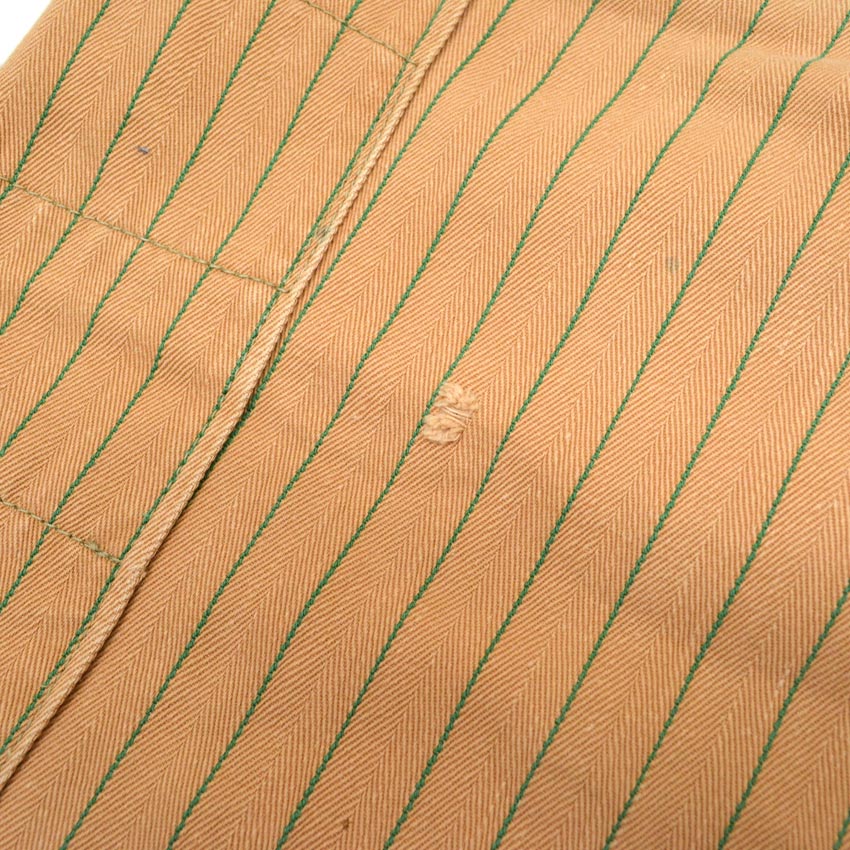 〜60's LANKFORDS コカコーラストライプ HBT ワークパンツ... 実寸W31×L30