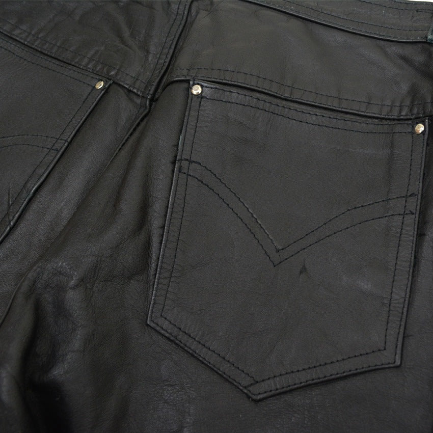 〜90's PAKISTAN LEATHER PANTS ... W32