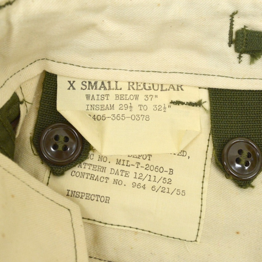 50's デッドストック U.S.ARMY M-51 フィールド トラウザーズ ... XS-R
