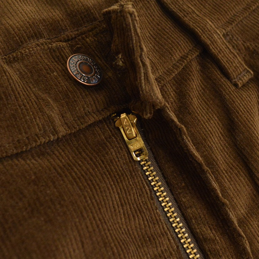 80's Deadstock Levi's 519 Corduroy Pants Brown ... W36×L31