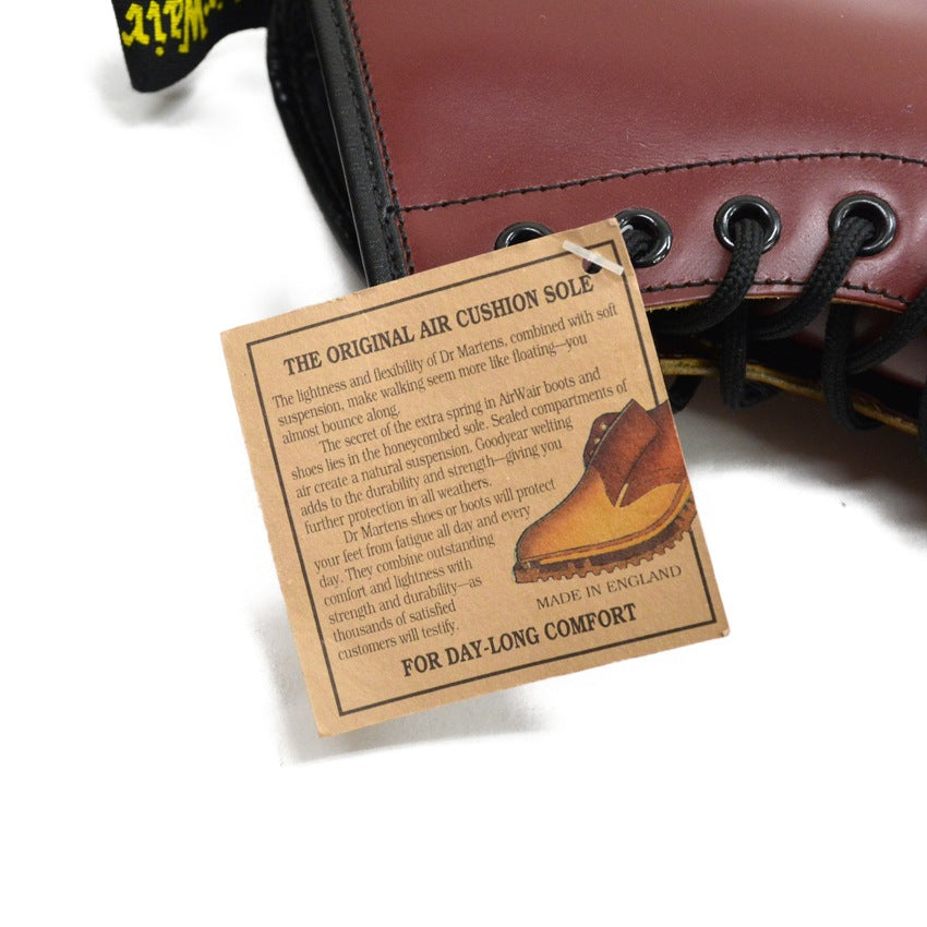 90's〜 デッドストック Dr Martens 8ホール ブーツ チェリーレッド イングランド製... UK5
