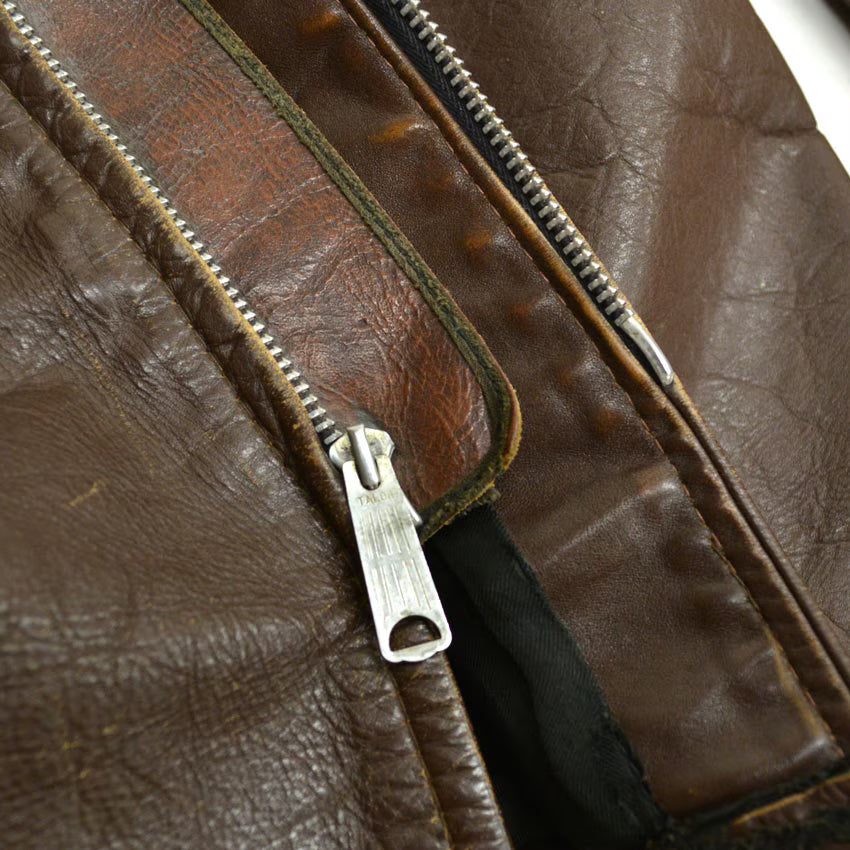 60's BROOKS 'Cafe Racer' SINGLE RIDERS BROWN... 38