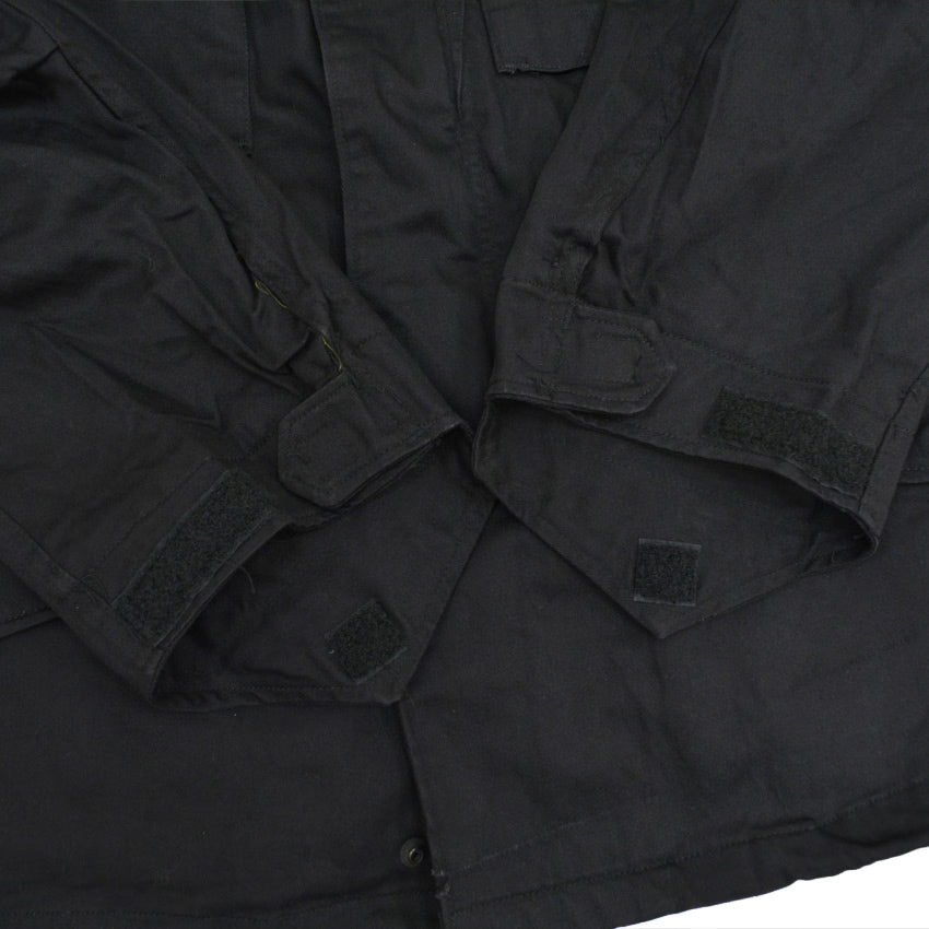 90's Deadstock ALPHA M-65 Black ALL COTTON ... SR