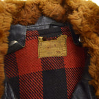 50's Genuine Horsehide FRONT QUARTERS Horsehide Double Riders Jacket... 40