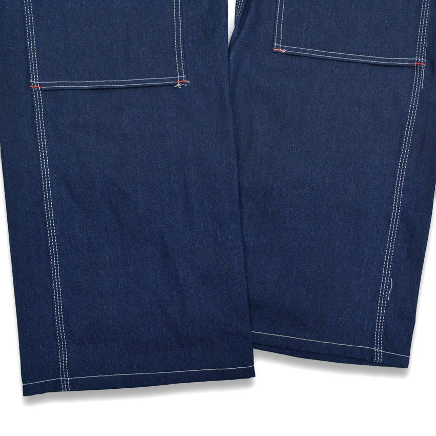 ~90's Deadstock BIGMAC Double Knee Denim Overalls with Apron ...36x34