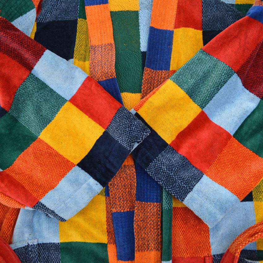 90's- Cotton Place by MONARCH TOWEL CO. Terrycloth Panel Gown...