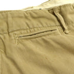 1940s US ARMY M-1943 Khaki Chino Pants with Gas Flap... W32 x L31