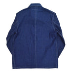 ~60's Black Lacquer Double Stitch Denim Coveralls, Mint... Size 42