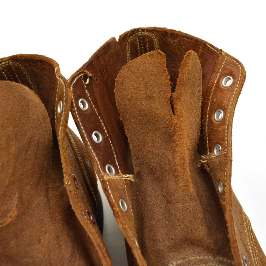 40's U.S.NAVY ww2 TYPE3 Roughout Boots ... 81/2D