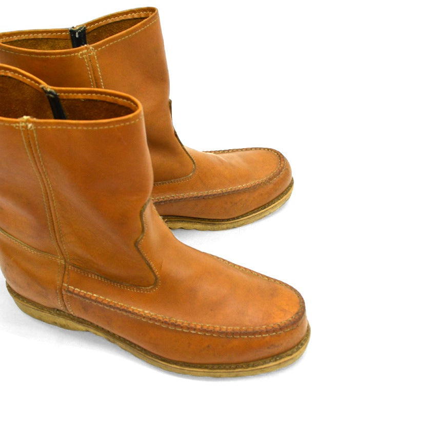 ~70's Sears Moc Toe Work Boots... about 81/2