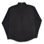 60's Authentic Ivy BLACK TWO TONE B/D SHIRT...M