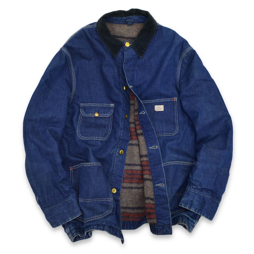 60's Sears Denim Chore Jacket with Blanket...