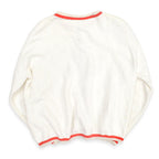 50's~ ALL COTTON ZIP UP SWEAT CARDIGAN...