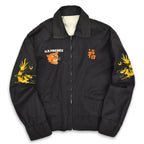 1960s VIETNAM ERA TOUR JACKET USMARINES (Vietnamese style jacket) Black...