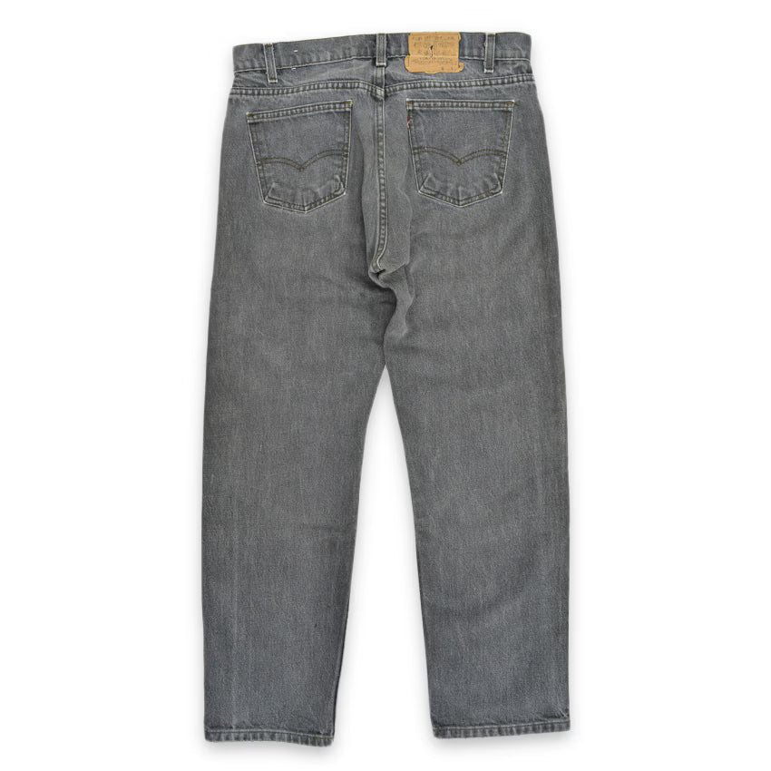 1980's Levi's 40505 FADED BLACK DENIM PANTS... W33 L29
