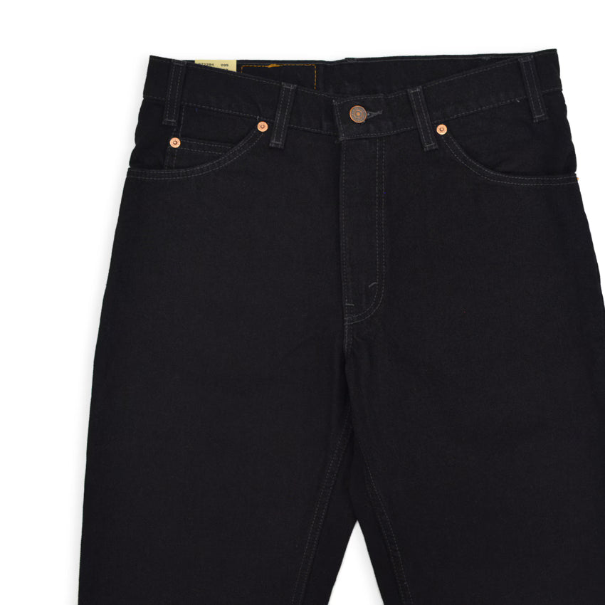 1990's Deadstock Levi's 518 Black Denim Pants... W32 L32