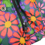 1970's GERRY HIPPIE FLOWER PATTERN ALL OVER PRINT DOWN JACKET...