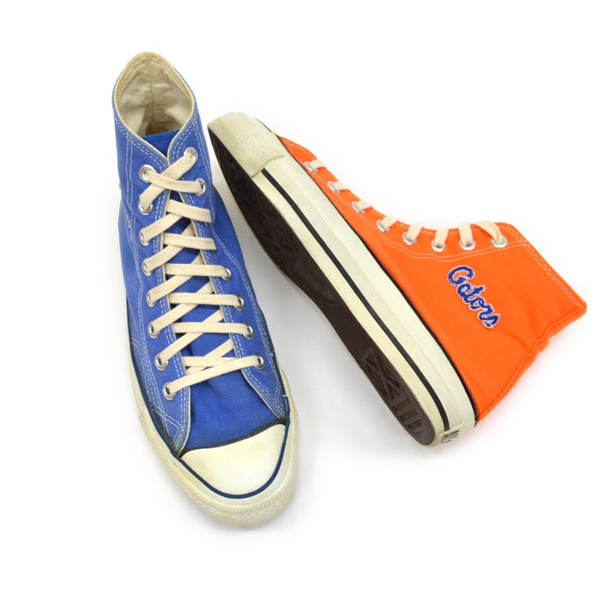 1980's CONVERSE ALLSTAR HI TOP GATORS TEAM COLOR PAIR ... 7