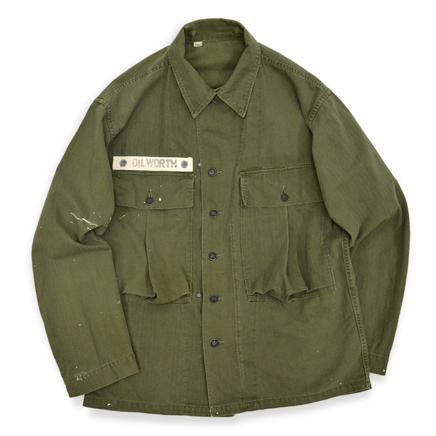 1940's U.S.ARMY M-43 HBT JACKET WITH NAME TAG ... 36R