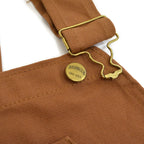 1960's~ DEADSTOCK WASHINGTON DEE CEE BROWN DUCK OVERALL...W42 L32