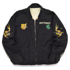 1960s VIETNAM SOUVENIR JACKET (Vietnamese style jacket) 65-66 with embroidered name...