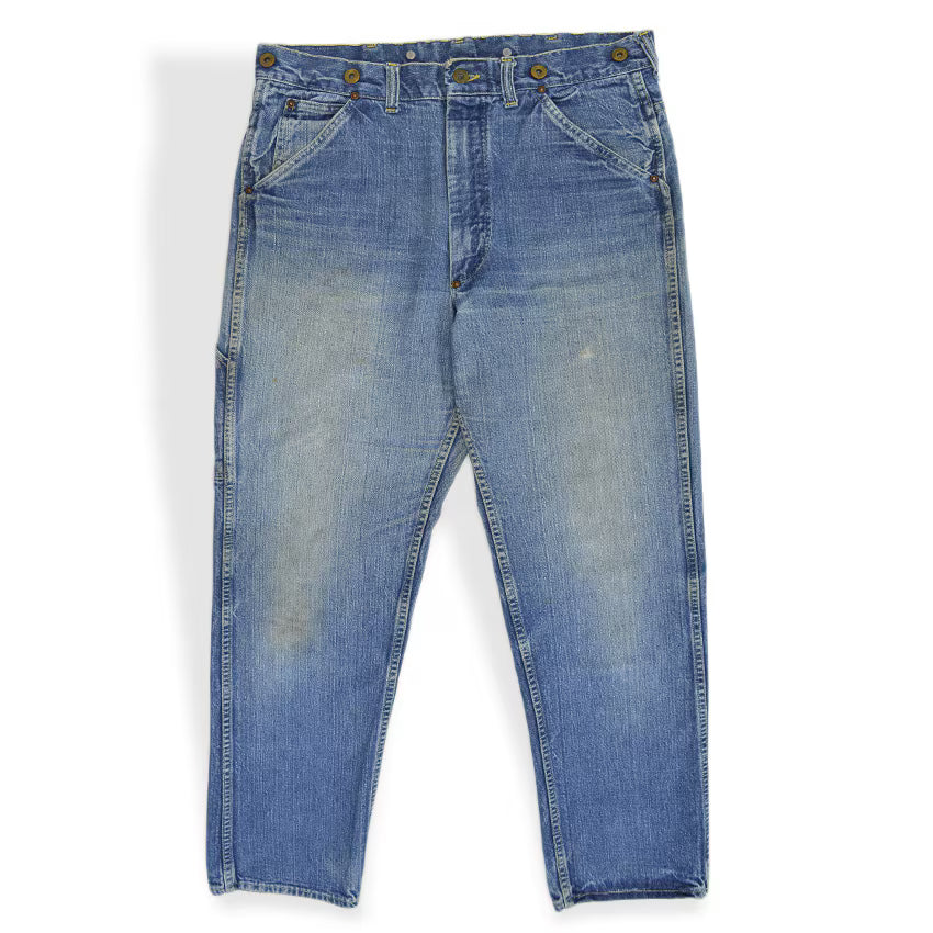 1960's~ BOSS OF THE ROAD BY Lee 77 DENIM PANTS... W34 L31