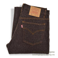 1990's~ Levi's 501 BROWN DENIM PANTS MEXICO... W33 L30