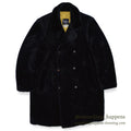 ~1960's Shanhouse BLACK FAKE FUR DOUBLE BREASTED COAT... 40
