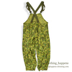 ~1960's DEADSTOCK FROGSKIN CAMO HBT HUNTING OVERALL...EX-LARGE