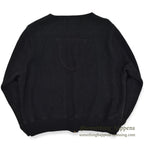 ~60's UNITOG BLACK ZIP UP WOOL JACKET...X-LARGE LONG
