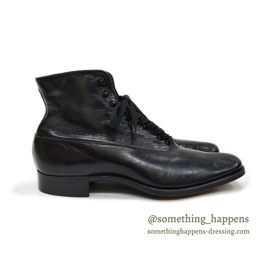 1920's~ UNITED STATES RUBBER COMPANY LEATHER SHOES WITH BOX...