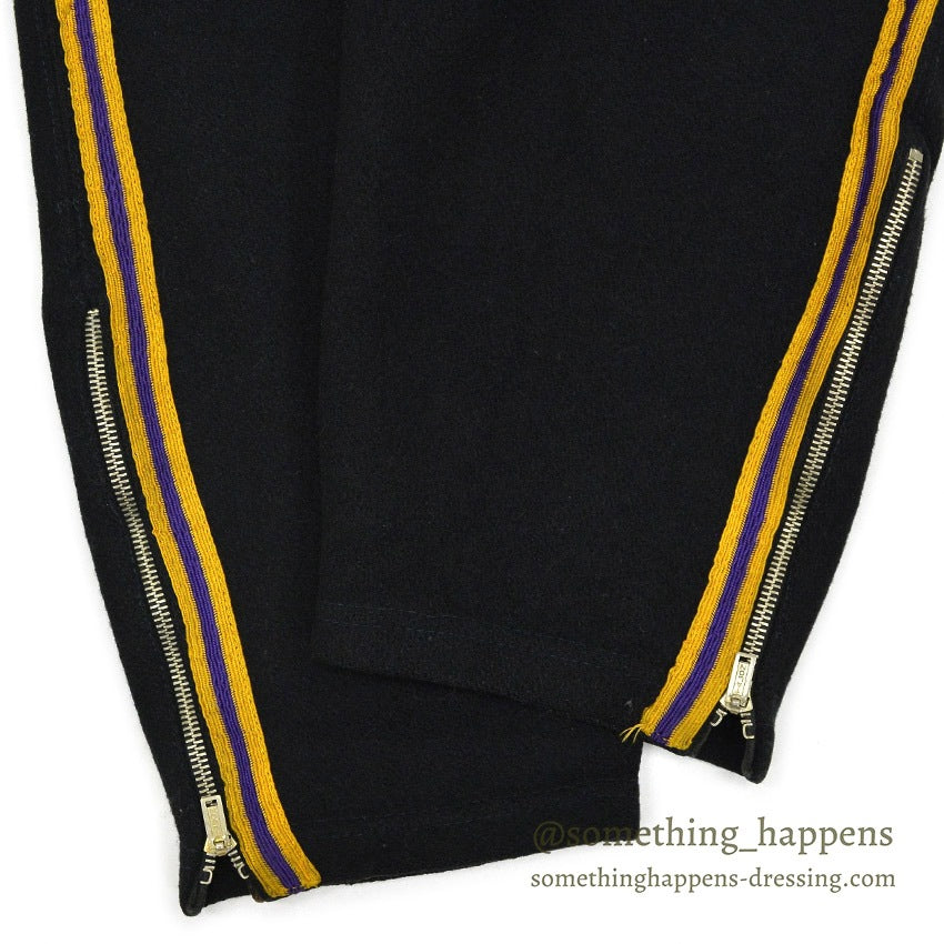 1940's WILSON BLACK WOOL TRAINING PANTS ... Fits like M