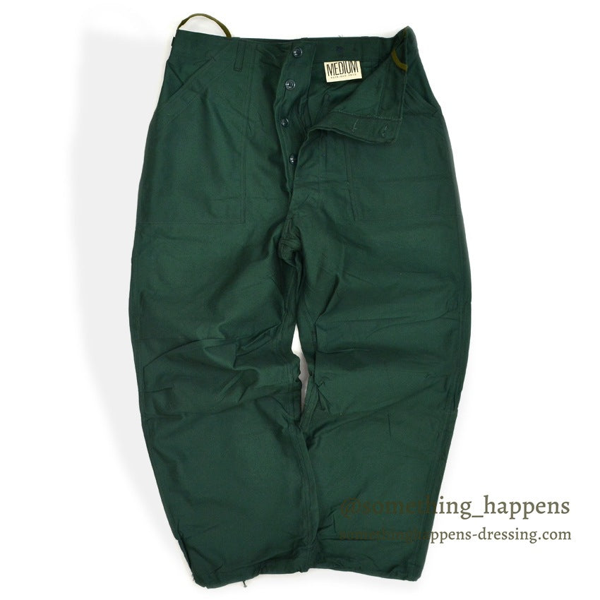 1960's DEADSTOCK USARMY TROUSERS, AGGRESSOR GREEN SHADE 255 ... MEDIUM