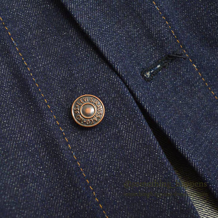 1970's DEADSTOCK Levi's 70505 small-e DENIM JACKET... 40