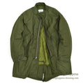 1960s US ARMY PARKA, MEN'S, M-65, Aluminum Zipper & USED LINER... M