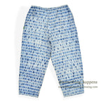 1980s BIS BIS Indigo Tie-Dye Cotton Easy Pants... Size S
