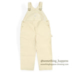 1970s DEADSTOCK Lee Off-white Overalls... W42/L30