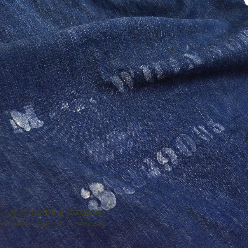 1940's U.S.ARMY WW2 DENIM LAUNDRY BAG STENCIL ...