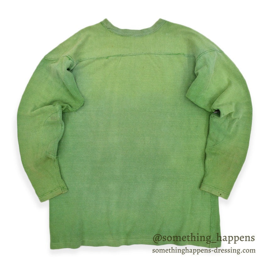 1960's CHAMPION FOOTBALL SHIRT GREEN STENCIL... 46