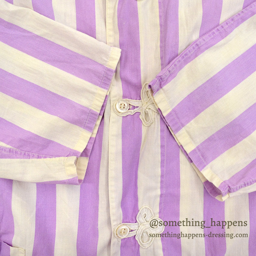 1930's〜 REID AND FORT PURPLE / WHITE PAJAMA SHIRT & PANTS ...