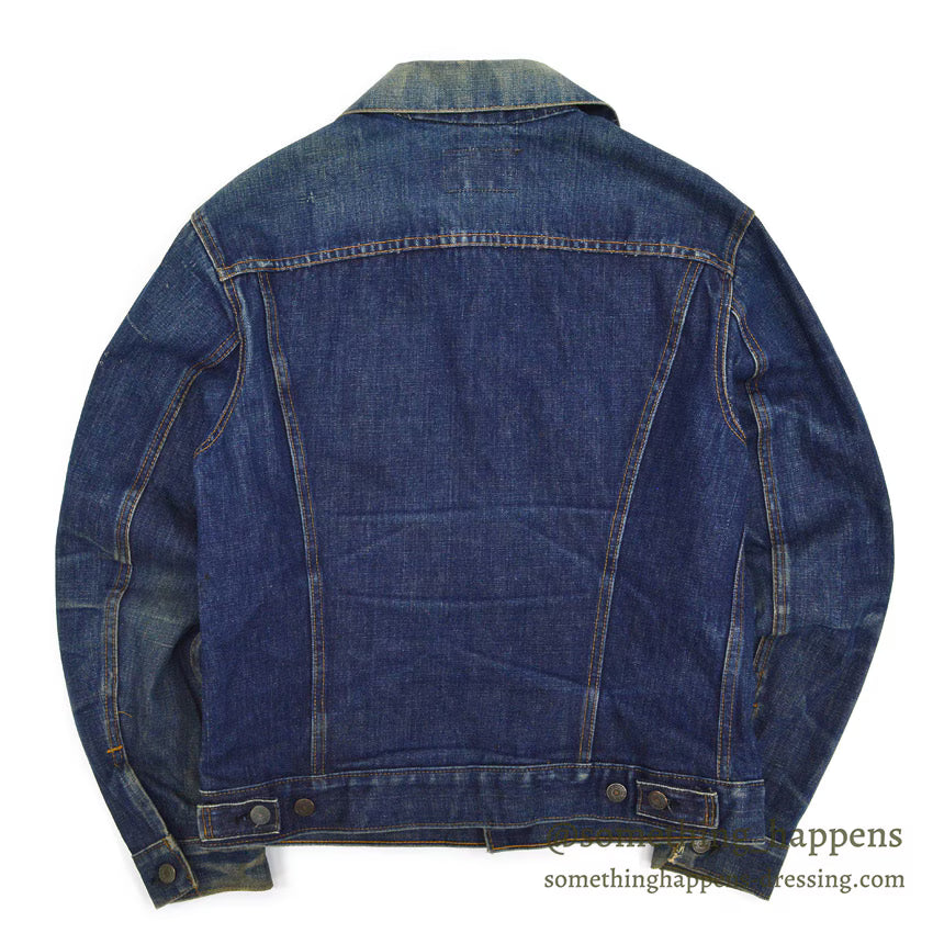 1970's Levi's 70505 small-e DENIM MOTORCYCLE JACKET... 40