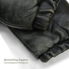 1990's SCHOTT LEATHER DOWN JACKET... 36
